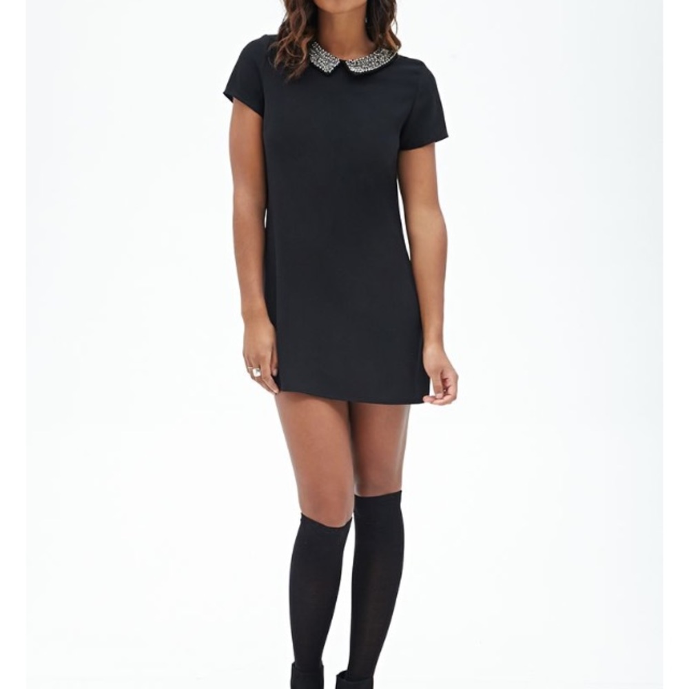 Forever 21 shift dress with gorgeous beading